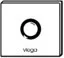 Viega Abdeckplatte 8351.8 in 150x140mm Aluminium edelmatt 633240