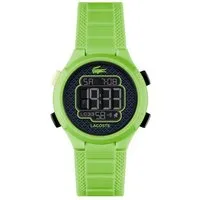 Lacoste Chronograph LC33 Kids 2030067, Quarzuhr, Armbanduhr, Silikonarmband, digital, Stoppfunktion