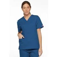 Dickies Funktionsbluse Unisex EDS Schlupfhemd V-Neck, Every Day Scrubs Kasack mit 2 aufgesetzten Taschen