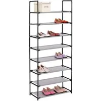 HTI-Line Schuhbank Schuhregal Lena 8 (Stück, 1-St., 1 Schuhregal, ohne Dekoration), Schuhablage 8 Ebenen