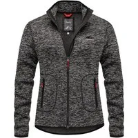 REPUBLIX Fleecepullover JUDIS Damen Strickfleece Sweatjacke Zipper Fleecepullover Sweater