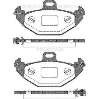 Triscan Bremsbel?ge hinten Renault Laguna 1