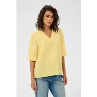KAFFE Kurzarmbluse Kurzarm-Bluse KApenelope