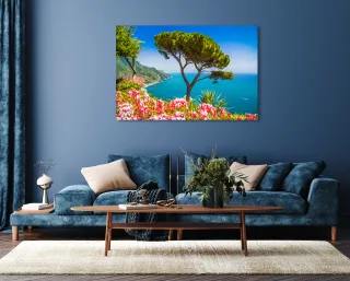 queence Acrylglasbild "Elissa" Himmel  Italien  Landschaft  Meer  Meer Bilder  Pflanzen  Spanien 1 Stk. tlg. Fine Art-Print in Galeriequalität