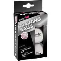 Butterfly Tischtennisball Training (Plastikball 40) weiss 6er Kartonverpackung