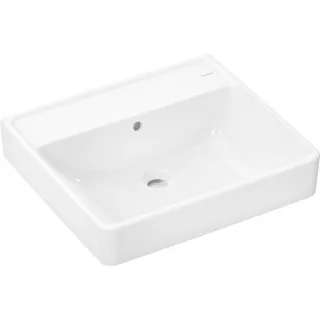 hansgrohe Xanuia Q Waschtisch 61146450 550x480mm, ohne Hahnloch, mit Überlauf, SmartClean, weiß
