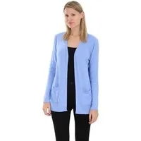 malito more than fashion Cardigan malito Damen Cardigan, Strickjacke mit Taschen, dünne Jacke, feiner Feinstrick Jacke mit Eingriffstaschen