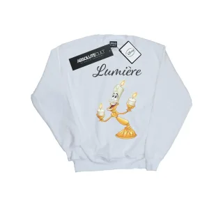 Disney - "Beauty And The Beast Be Our Guest" Sweatshirt für Damen (Weiß)