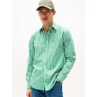 Tommy Hilfiger Langarmhemd FLEX POPLIN BOLD STRIPE SHIRT