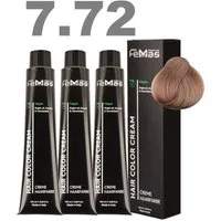Femmas Premium Haarfarbe FemMas professionelle Haarfarbe mit Arganöl 3 x 100 ml