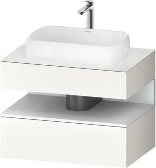 Duravit Qatego Konsolenwaschtischunterbau wandhängend Weiß Hochglanz 800x550x600 mm - QA473001822001 QA4730018220010