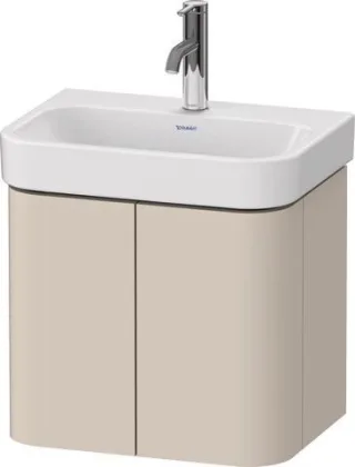 Duravit Happy D.2 Plus Waschtischunterbau wandhängend Taupe Supermatt 475x350x415 mm - HP43840838300 HP4384083830000