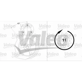 Valeo Anlasser 6,2 kW 458198