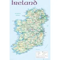 Poster Landkarten Ireland - Poster - Map 2012