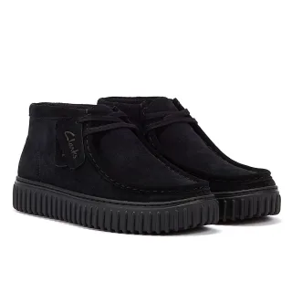 Clarks Originals Torhill Hi Wildleder Herren Schwarz Stiefel