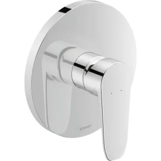 Duravit B.1 Brausearmatur 14210010010 chrom, Unterputzarmatur, rund