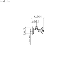 Dornbracht Eckventil MADISON 22900361 Bronze 22900361-42