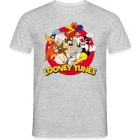 Spreadshirt T-Shirt Looney Tunes Bugs Bunny Logo Gruppenbild Männer T-Shirt (1-tlg)