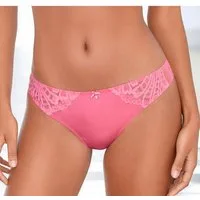 LASCANA Tanga Flora hinten aus leicht transparenter Spitze