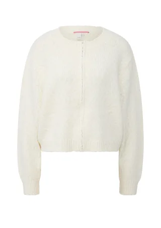 qs - Strickjacke creme - Gr. - XS