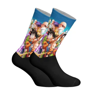 Elastische bedruckte lange Socken für Unisex