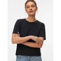 Vero Moda Kurzarmshirt VMFILLI 2/4 TEE JRS NOOS Materialmix, relaxed fit
