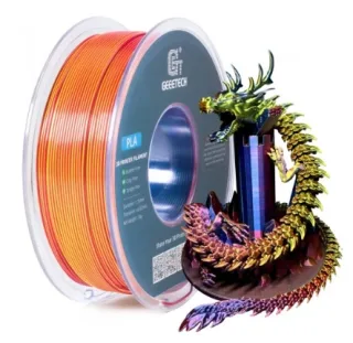 [EU/UK Direct]Geeetech Silk Tri-Color PLA 3D Printer Filaments 1.75mm 1kg/roll High Compatibility No Warping Multicolor