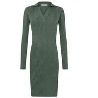 Felix Hardy Strickkleid Langärmeliges Kabelstrickkleid