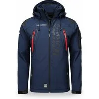 Geographical Norway Softshelljacke Herren Herbst Winter Jacke Softshell Jacke Outdoor Übergangsjacke (1-St) Mit Kaputze 3XL Bis 7XL
