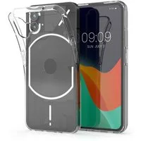 kwmobile Handyhülle Hülle für Nothing Phone (1), Silikon Handyhülle transparent - Handy Case gummiert