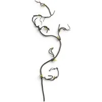 Kunstzweig Künstlicher Haselnusszweig 100cm – Korkenzieherhasel für Osterdeko, Floratexx GmbH, Höhe 100.00 cm