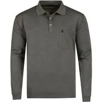 Hajo Langarm-Poloshirt