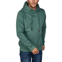 riverso Kapuzenpullover Herren Hoodie RIVJulian Regular Fit Longsleeve Sweatshirt mit Cross-Over-Kragen und Kängurutasche