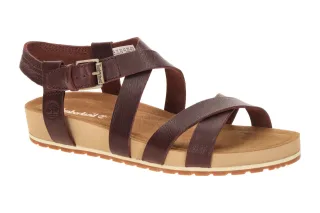 Timberland Damen Sandale 0A2QTF EIW Malibu Waves in burgundy, R?mer Stil, Ech...