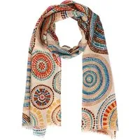 halsüberkopf Accessoires Modeschal Schal Mandala, Viskose-Baumwoll-Mix