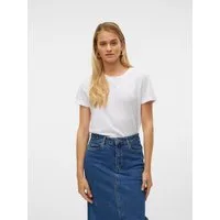 Vero Moda Kurzarmshirt VMPAULA S/S T-SHIRT NOOS Baumwolle, regular fit