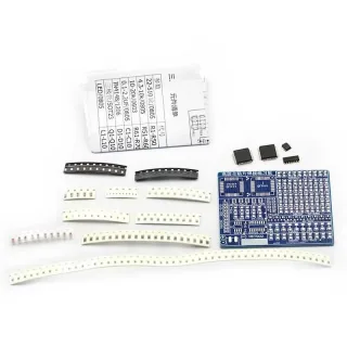 SMD Full Chip Soldered Practice Board Electronic Components SMT DIY Production Kit