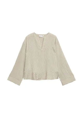 comma - Bluse beige - Gr. - 42