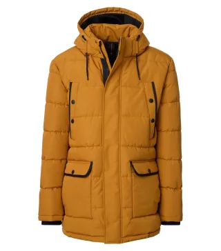 CASAMODA - Steppjacke mit Kapuze gelb - Gr. - XXL