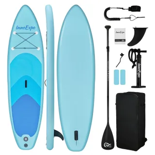 [EU Direct] InnoExpo 320cm Inflatable Stand Up Paddle Board Racing Surfboard Complete Accessories With Air Pump Adjustab