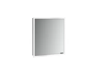 emco LED-Lichtspiegelschrank prime Slim Schwarz, 600 mm, 1-türig, Anschlag links, IP, 949713601 949713601