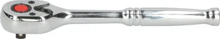KS Tools 1/4" CHROMEplus Umschaltknarre, 72 Zahn, Metallgriff - 918.1593