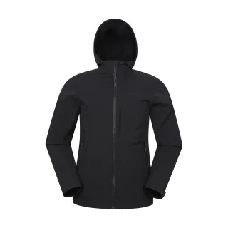 Mountain Warehouse - "Retreat" Softshelljacke Packable für Herren (Schwarz)