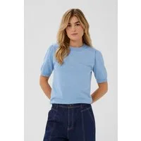 Saint Tropez Kurzarmpullover MilaSZ SS Viskosemischung, Classic fit
