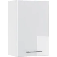Vicco Hängeschrank Fame-Line, Weiß Hochglanz/Weiß, 45 cm (1-St)