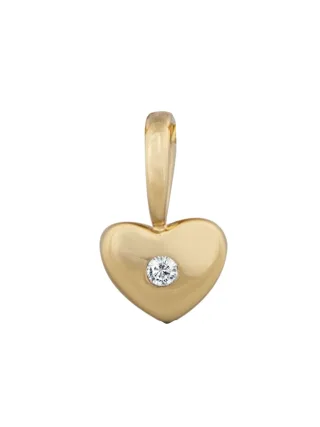 Orolino Anhänger 585 Gold Herz-Motiv mit Brillant 0,01ct.