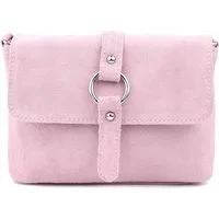 ITALYSHOP24 Schultertasche Made in Italy Damen Leder Tasche Umhängetasche Handtasche CrossOver, Schultertasche CrossBody Wildleder Abendtasche Echtleder Messenger