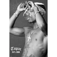 Poster 2pac - Poster - Smoke