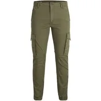 Jack & Jones Cargohose Cargo Pants PAUL FLAKE AKM 542 Twill Gummibund PAUL JJ FLAKE AKM 542