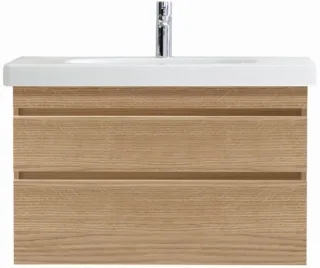 Duravit DuraStyle Waschtischunterbau wandhängend Natur Eiche Matt 930x448x610 mm - DS648203030 DS648203030